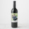 Personalised Wine Label with Photo Couple Wedding