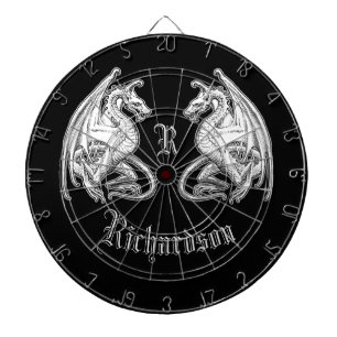 Personalised Winged Dragons Dartboard