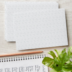 Personalised Winter Geometric Pattern Envelope