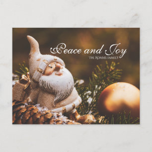 Personalised winter greeting postcard