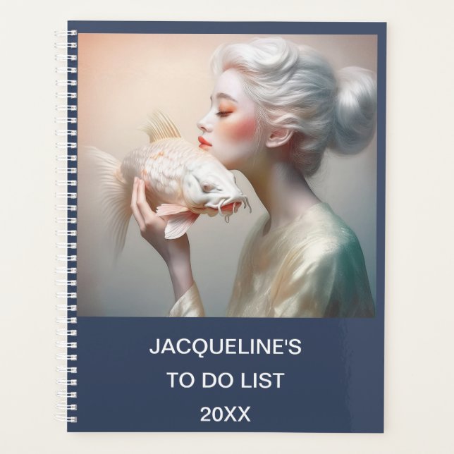 Personalised Winter Image To Do List Planner (Front)