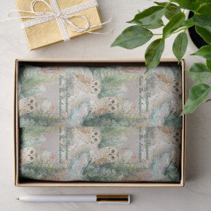 Personalised Winter Owl Christmas Tissue Paper