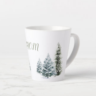Personalised Winter Scene Latte Mug