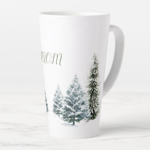 Personalised Winter Scene Latte Mug