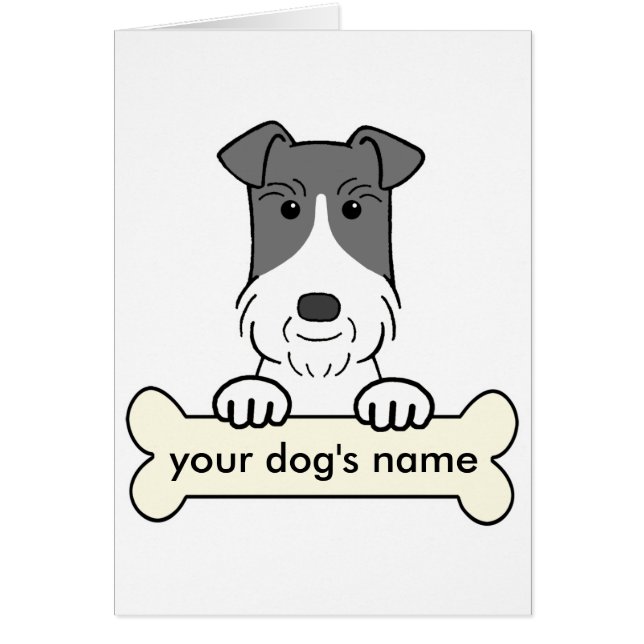 Personalised Wire Fox Terrier (Front)