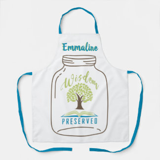 Personalised Wisdom Preserved Apron