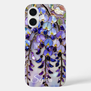 Personalised Wisteria Floral Phone Case