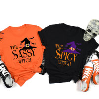 Personalised Witch Matching Halloween Friend