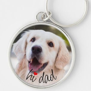 Personalised With Best Friend Dog Photo Love Heart Key Ring