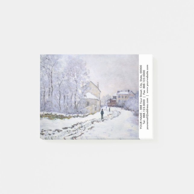 Personalised with Claude Monet Post-it Notes (Front)