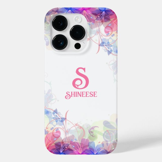 personalised with colourful and elegant design Case-Mate iPhone case (Back)