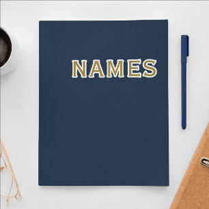 Personalised With Last Name or Nickname on Them