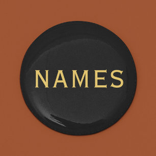 Personalised With Last Name or Nickname on Them 3 Cm Round Badge