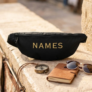 Personalised With Last Name or Nickname on Them Bum Bags