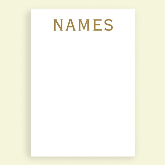 Personalised With Last Name or Nickname on Them Custom Letterhead (Creator Uploaded)