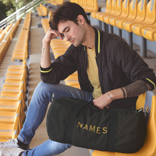 Personalised With Last Name or Nickname on Them Duffle Bag