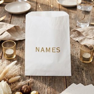 Personalised With Last Name or Nickname on Them Favour Bags