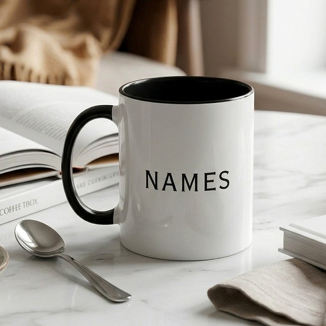 Personalised With Last Name or Nickname on Them Mug (Creator Uploaded)