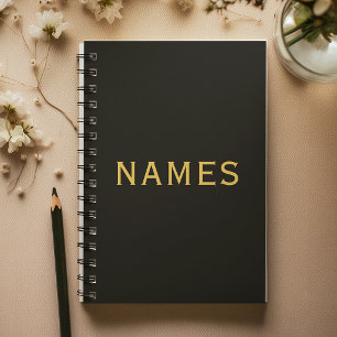 Personalised With Last Name or Nickname on Them Planner