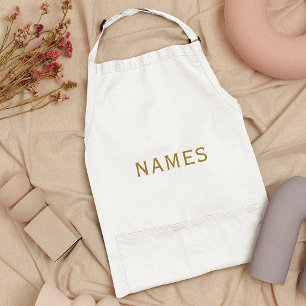 Personalised With Last Name or Nickname on Them Standard Apron