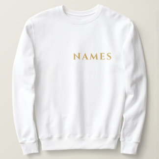 Personalised With Last Name or Nickname on Them Sweatshirt