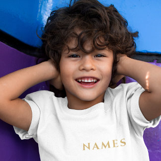 Personalised With Last Name or Nickname on Them T-Shirt