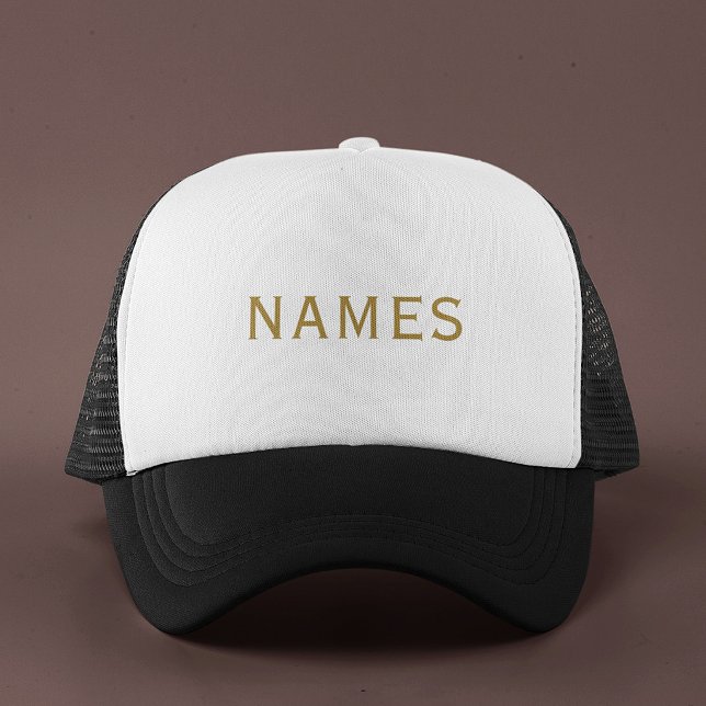 Personalised With Last Name or Nickname on Them Trucker Hat (Creator Uploaded)
