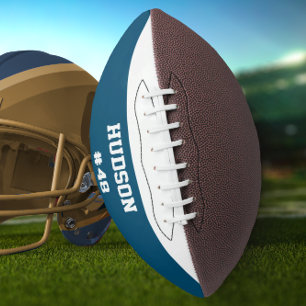 Personalised with name and number football