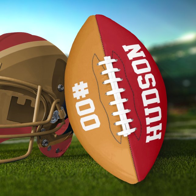 Personalised with name and number football (Creator Uploaded)