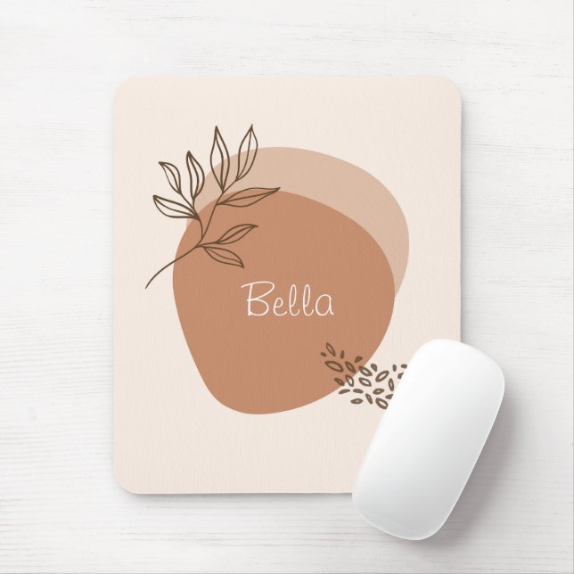 Personalised with name | 'Clay drizzle' |  Mouse Pad (With Mouse)