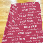 Personalised With Name Cute Toddler Gift  Pink Baby Blanket<br><div class="desc">Introducing our Personalised Pink Baby Blanket – the perfect cute toddler gift that combines warmth with personalisation. This custom blanket is designed to be a cherished keepsake, featuring the key attributes of being personalised, custom, and ideal for baby girls. Wrap your little one in comfort with this adorable baby girl...</div>