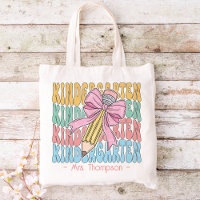 Personalised With Name Kindergarten Teacher Custom
