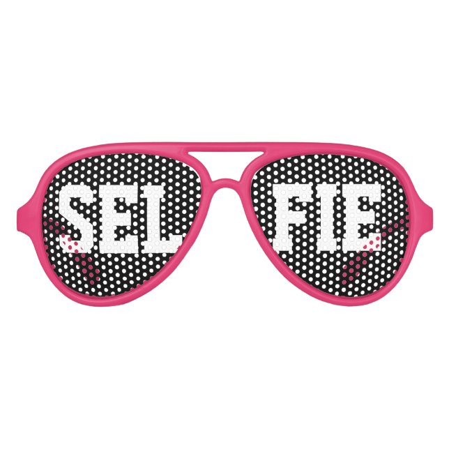 Personalised with your four letter word Easily Aviator Sunglasses (Front)
