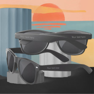 Personalised with your own text sunglasses