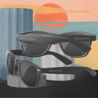 Personalised with your own text sunglasses