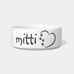 Personalised with your pet's name pet  bowl