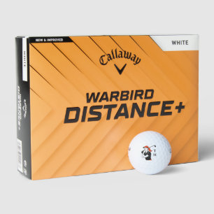 Personalised Woman Golfer Callaway Golf Balls