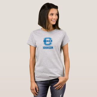 Personalised Women Coach Name T-shirt