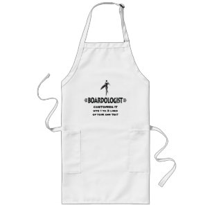 Personalised Women Surfing Long Apron