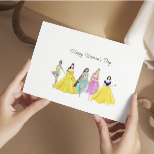 personalised, women's day, happy birthday, postcard