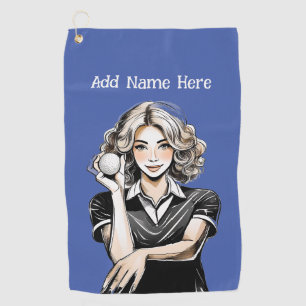 Personalised Women's Golf Towel