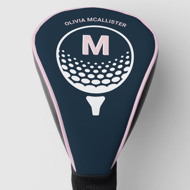 Personalised Women's Monogram Golf Head Cover (Creator Uploaded)
