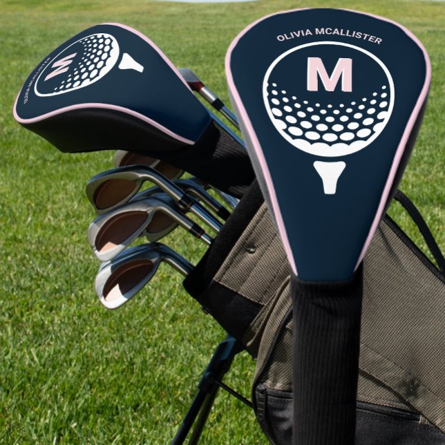 Personalised Women's Monogram Golf Head Cover (Creator Uploaded)