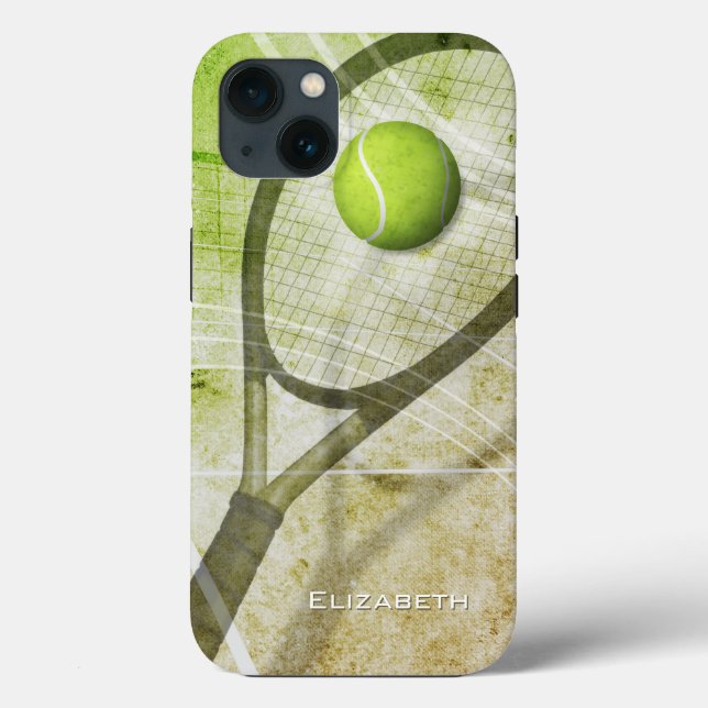 Personalised women's tennis Case-Mate iPhone case (Back)