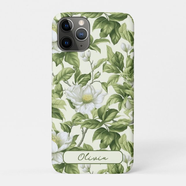 Personalised Wonderful classic floral pattern Case-Mate iPhone Case (Back)