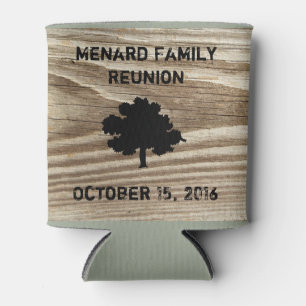 Personalised Wood Grain Can Coozy Holder Can Cooler