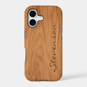 Personalised Wood Look - Walnut Wood Grain Texture