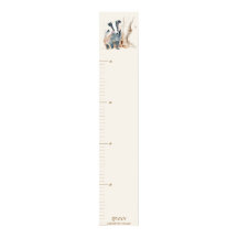 Personalised Woodland Badger Growth Chart