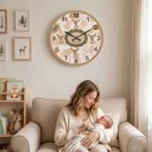 Personalised Woodland Fawn Nursery Bambi Print