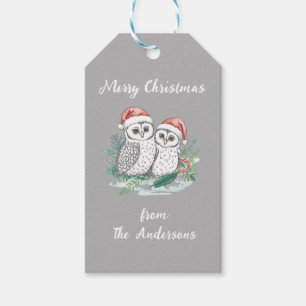 Personalised Woodland Forest Owl Gift Tags